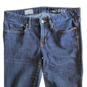 Gap 1969 always ski nylon jeans mid rise  sz 28